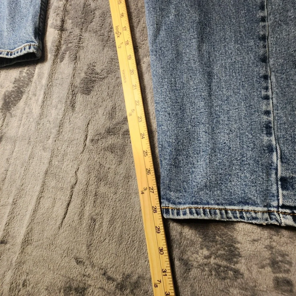 Levis 505 Regular Fit Jeans Mens 34x30(fits 34x28) Medium Wash Straight Denim